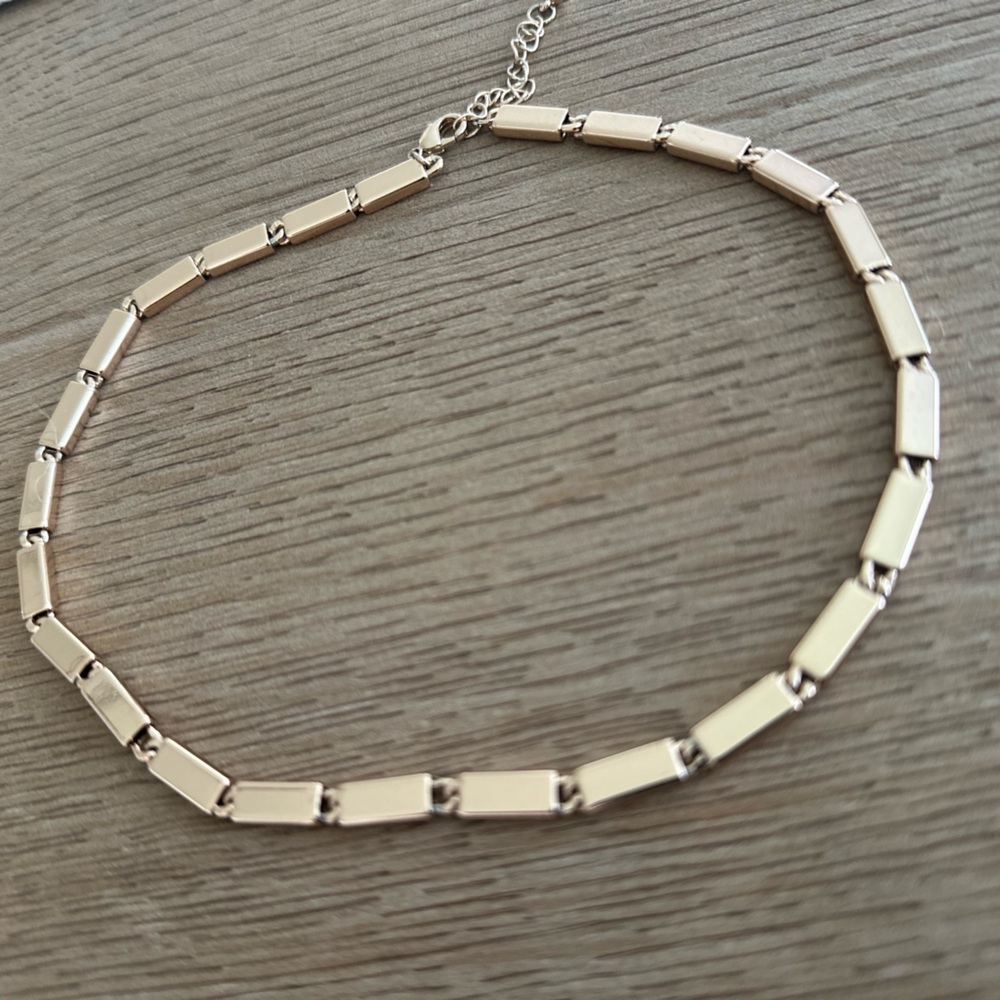 Anthropology Elegant Gold Necklace